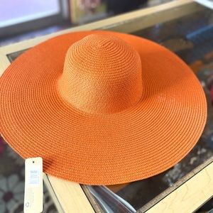 Orange sun hat